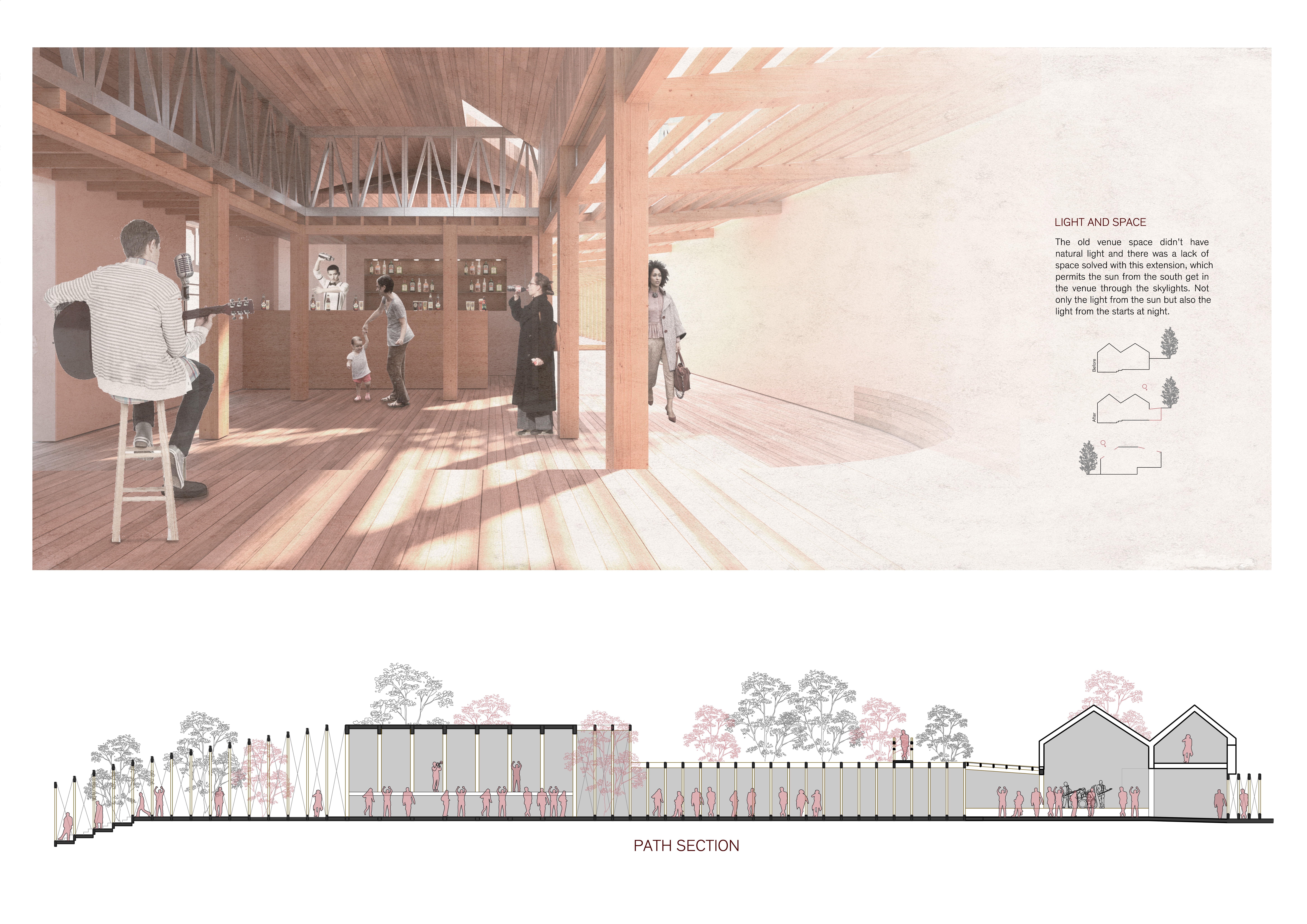 Honorable mention - irishcultmusicvenue architecture competition winners