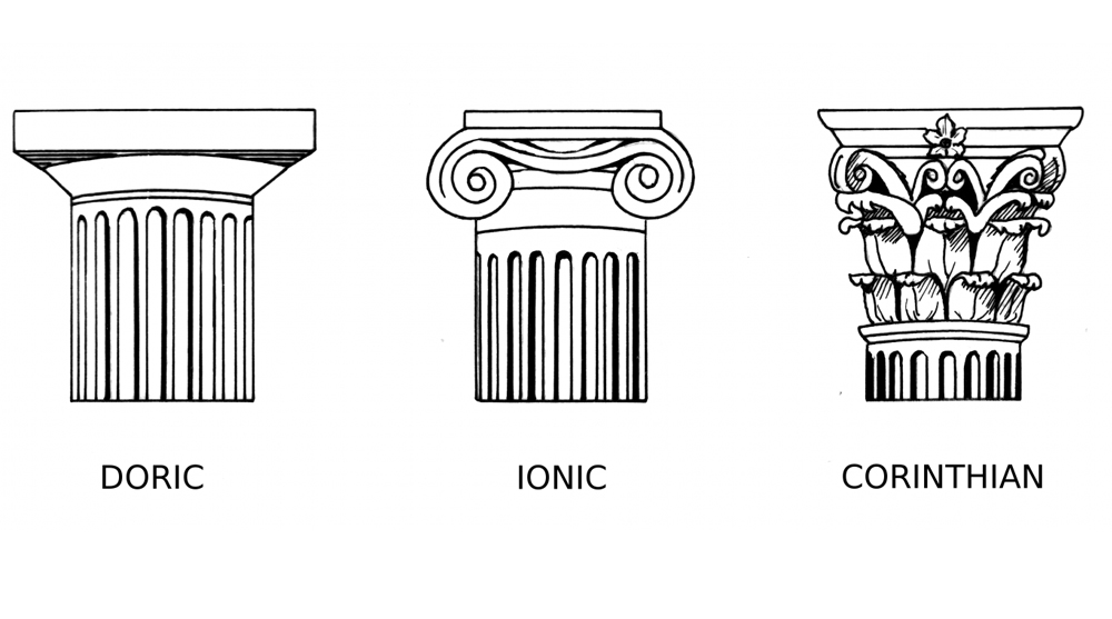 ancient greek columns